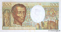 200 Francs MONTESQUIEU FRANCE  1981 F.70.01 VF-