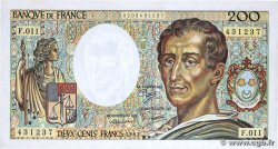 200 Francs MONTESQUIEU FRANCE  1982 F.70.02 VF