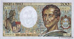 200 Francs MONTESQUIEU FRANCE  1985 F.70.05 SUP