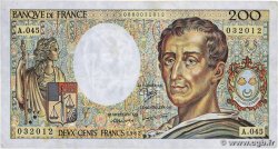 200 Francs MONTESQUIEU FRANCIA  1987 F.70.07