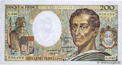 200 Francs MONTESQUIEU FRANCE  1986 F.70.06 TTB+