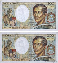 200 Francs MONTESQUIEU Lot FRANCIA  1988 F.70.08 MBC