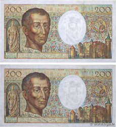 200 Francs MONTESQUIEU Lot FRANCIA  1988 F.70.08 BB