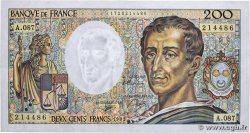 200 Francs MONTESQUIEU FRANKREICH  1991 F.70.11A87 fVZ