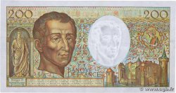 200 Francs MONTESQUIEU FRANKREICH  1991 F.70.11A87 fVZ