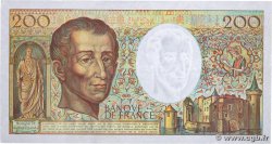 200 Francs MONTESQUIEU FRANCE  1990 F.70.10b VF+