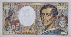 200 Francs MONTESQUIEU FRANKREICH  1992 F.70.12a VZ