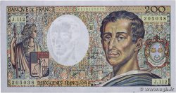 200 Francs MONTESQUIEU FRANCIA  1992 F.70.12a q.SPL