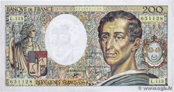 200 Francs MONTESQUIEU FRANCE  1990 F.70.10c VF+