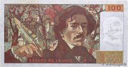 100 Francs DELACROIX FRANCE  1978 F.68.01 VF