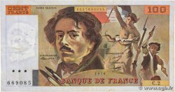 100 Francs DELACROIX FRANCE  1978 F.68.02 TB+