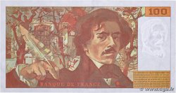 100 Francs DELACROIX 442-1 & 442-2 FRANCE  1995 F.69ter.02a XF-