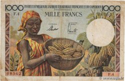 1000 Francs tpe 1957 IE FRENCH EQUATORIAL AFRICA  1957 A.143a