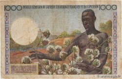 1000 Francs tpe 1957 IE AFRIQUE ÉQUATORIALE FRANÇAISE  1957 A.143a TB