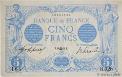 5 Francs BLEU FRANCE  1912 F.02.09 XF