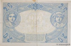 20 Francs BLEU FRANCE  1906 F.10.01 VF