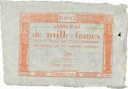 1000 Francs FRANCE  1795 Ass.50a SUP+