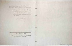 Loi FRANCE régionalisme et divers  1792  TTB