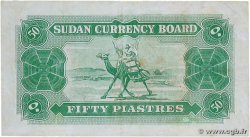 50 Piastres SUDAN  1956 P.02A F