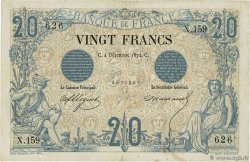 20 Francs NOIR FRANCE  1874 F.09.01 F