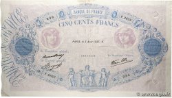 500 Francs BLEU ET ROSE modifié FRANCIA  1937 F.31.01