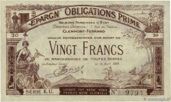 20 Francs FRANCE régionalisme et divers Clermont-Ferrand 1928 - SUP+