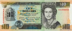 10 Dollars BELIZE  1990 P.54a UNC