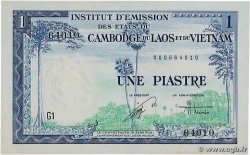 1 Piastre - 1 Dong FRENCH INDOCHINA  1954 P.105