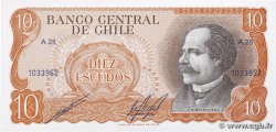 10 Escudos CHILE  1970 P.143