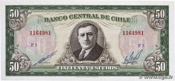 50 Escudos CHILE  1964 P.140b