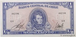 1/2 Escudo CHILE  1962 P.134Aa