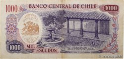 1000 Escudos CHILE  1971 P.146 F