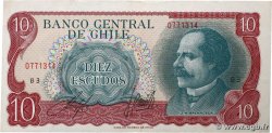 10 Escudos CHILE  1970 P.142Aa