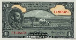 1 Dollar ETHIOPIA  1945 P.12c UNC