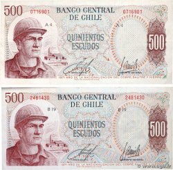 500 Escudos CHILE  1971 P.145