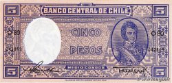 5 Pesos - 1/2 Condor CHILE  1947 P.110