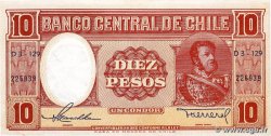 10 Pesos - 1 Condor CHILE  1958 P.120