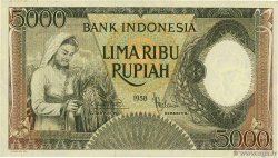 5000 Rupiah INDONESIA  1958 P.063 AU