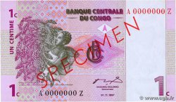 1 Centime Spécimen CONGO, DEMOCRATIQUE REPUBLIC  1997 P.080s