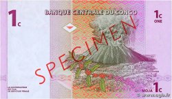 1 Centime Spécimen REPUBBLICA DEMOCRATICA DEL CONGO  1997 P.080s FDC