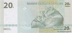 20 Francs Spécimen REPUBBLICA DEMOCRATICA DEL CONGO  2003 P.094as FDC