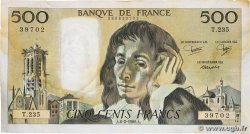 500 Francs PASCAL FRANCE  1986 F.71.34