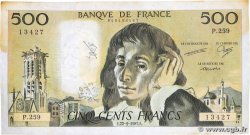 500 Francs PASCAL FRANCE  1987 F.71.36