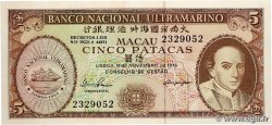5 Patacas MACAO  1976 P.054a pr.NEUF