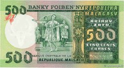 500 Francs - 100 Ariary MADAGASCAR  1974 P.064a NEUF