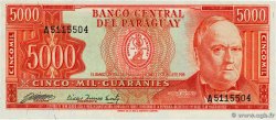 5000 Guaranies PARAGUAY  1982 P.208 ST