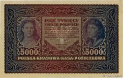 5000 Marek POLOGNE  1920 P.031 pr.SPL