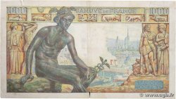 1000 Francs DÉESSE DÉMÉTER FRANCE  1942 F.40.05 F