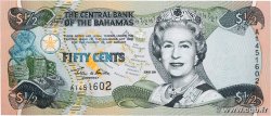 50 Cents BAHAMAS  2001 P.68 AU-