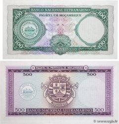 500 Escudos Lot MOZAMBICO  1967 P.117 et P.118 q.FDC